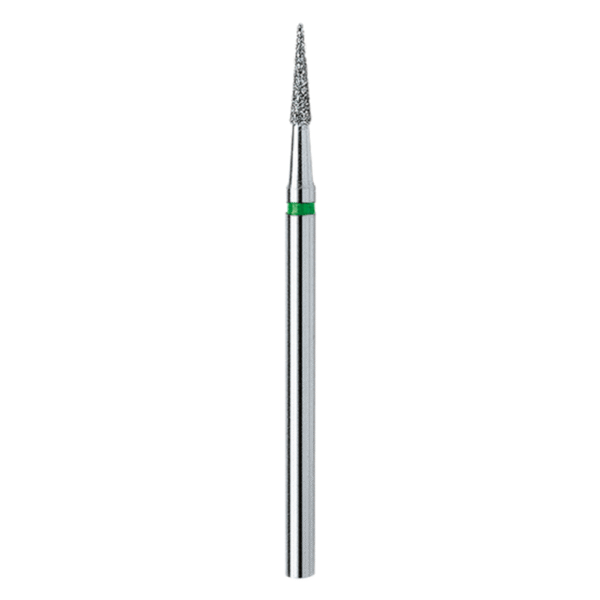 Deimantinė freza Meisinger 858G/018 nagų kraštams, Ø 1,2mm