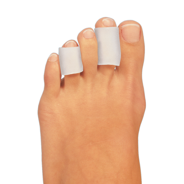Gehwol Toe Protection Ring G pirštų apsaugos žiedeliai, 2 vnt. ir 4 g pudros
